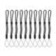 thumbnail image 1 of EeaseMX 10 pulseras ajustables para cámara de teléfono móvil, prácticas correas antipérdida para cámara digital, cuerda anticaída para viajes al aire libre (blanco y negro), 1 of 7