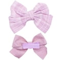 thumbnail image 4 of Baby Hair Clips,Cute Hair Pins Fully Lined Non Slip Bows Barrettes Baby Girls Flower Bow Hair Clips Butterfly Hair Clips Handmade Hair Accessories for Infant Toddler Kids Children(Purple), 4 of 7