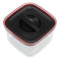 thumbnail image 3 of Contenedor hermético para almacenar alimentos, transparente y con tapa para arroz de grano mixto, color negro, 600 ml., 3 of 14