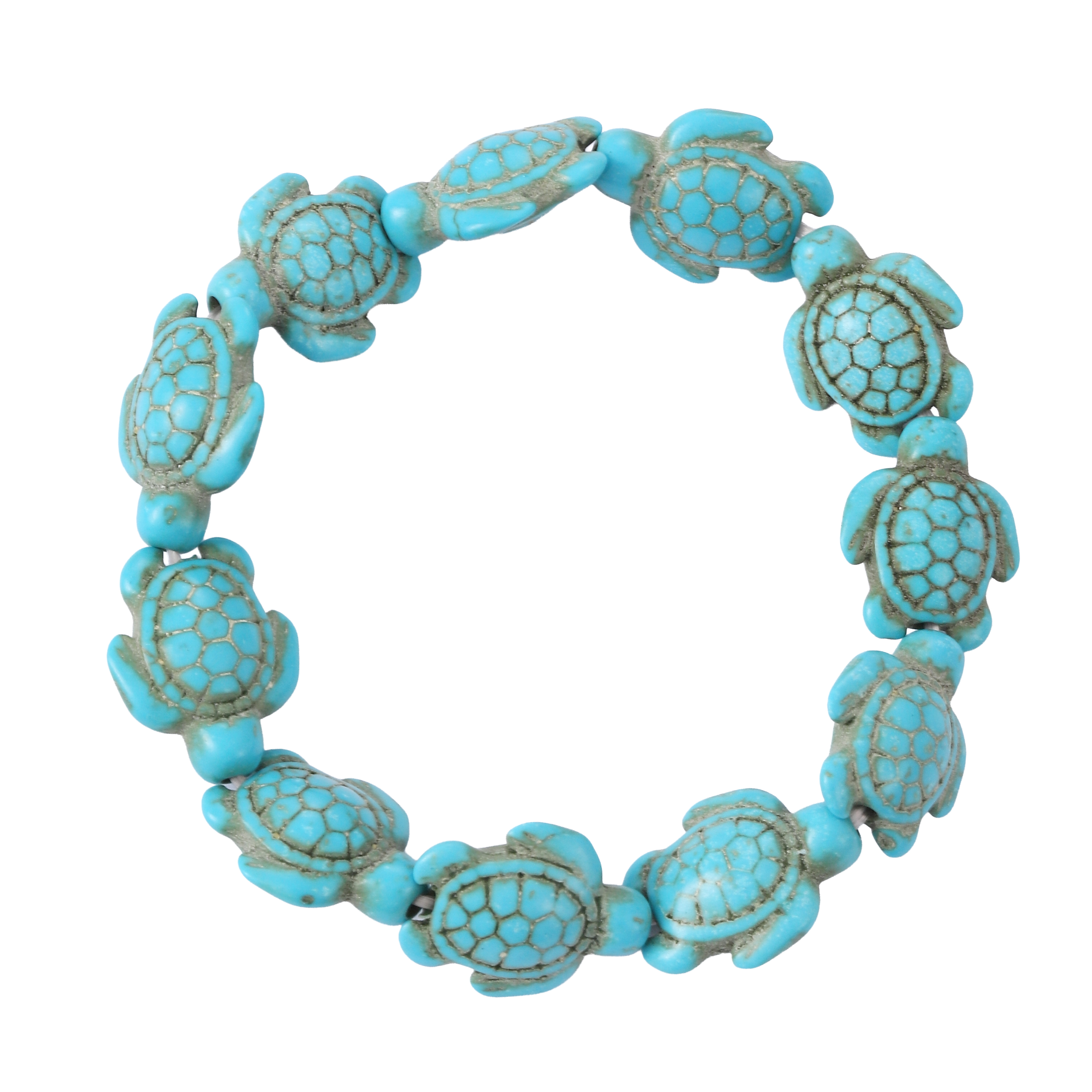 Amy & Annette Genuine Turquoise Sea Turtle Bracelet photo 2