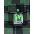 thumbnail image 4 of Minecraft Creeper Flannel Shacket with Fleece Lining Plaid Little Kid to Big Kid, 4 of 5