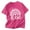 Pink, variant on MIXUE Toddler Girls Tops & T-Shirts Day Kids Rainbow Crew Neck Short Sleeve Soft Pullover T Shirts Activewear,Pink,3-4 Years