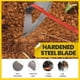 thumbnail image 5 of Azada de jardín de doble uso, herramienta de excavación de acero resistente para tierra, 1 azada para vegetales y flores con mango para desherbar y airear sin esfuerzo, ideal para jardineros, 5 of 8