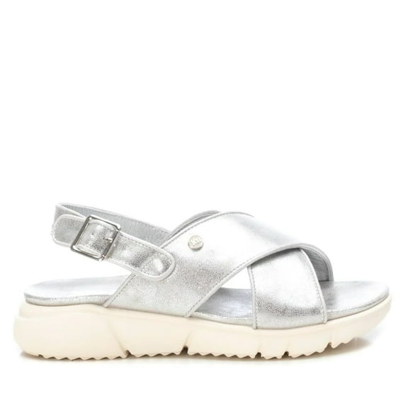 Women's Flat Sandals By XTI_141206_Silver