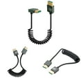 thumbnail image 6 of Yucurem 8K Hdmi-compatible To Hdmi-compatible 2.1 Coiled Cable 48Gbps (A To A Up), 6 of 10
