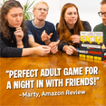 thumbnail image 3 of Morally Unhinged – Adult Party Card Game with Dark Humor Dilemmas, Game Night & Parties, 150 Dilemma Cards, 2-8 Players Ages 17+ by Lucky Egg, 3 of 6