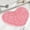 Pink, variant on Emdiqzs Non Slip Washable Heart Shaped Chenille Bath Mat Super Absorbent Bathroom Rug Soft Plush Mat for Shower Room