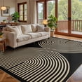 thumbnail image 2 of UERMEI 5x7 Outdoor Jute Area Rug, Farmhouse Rugs for Living Room Backyard Patio Machine Washable Non Slip, Indoor Geometric Carpet for Dining Room, 2 of 9