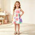 thumbnail image 7 of ATOGUTA Girls Dress Straps Party Dresses Cute Printed Sleeveless Beach Sundress, Size 1T-11, 7 of 7