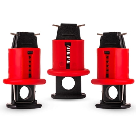 TRADESAFE Miniature Circuit Breaker Lockout Device, Pin Out Standard Breaker Lock, 3 Pack