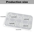 thumbnail image 2 of Clearance! beishanbush Diy Silicone Molds Snowflake Resin 3D Snowflake Silicone Ornament Snowflake Pendant for Resin Diy Crafts Tree Ome Hanging Ornament Decor One Size Multi-Color, 2 of 7