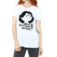 thumbnail image 3 of DC Comics Womens Wonder Woman Fierce Sketch Cotton Boyfriend T-Shirt, 3 of 5