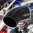 thumbnail image 2 of Vehicle 89mm 3.5" ID 45 Degree Elbow Coupler Silicone Hose Intercooler Tube Black, 2 of 6