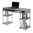 thumbnail image 2 of Convenience Concepts Designs2Go No Tools Student Desk in Light Gray Wood Finish, 2 of 6