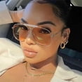 thumbnail image 3 of Mewfacos Sunglasses Women Men Retro Shades Female Sun Glasses Vintage UV400, 3 of 6