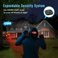 thumbnail image 2 of 1/2 Mile Long Range Solar Wireless Driveway Alarm System IP65 Weatherproof Outdoor Motion Detectors&Sensor 120dB Siren Sound Light Security Alert System Monitor&Protect Outdoor/Indoor Property(1R2S), 2 of 7