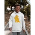 thumbnail image 2 of Cute And Funny Dinosaur Hoodie Juniors -Image by Shutterstock,  Medium, 2 of 4