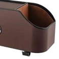 thumbnail image 6 of Car Seat Back Organizer Tissue Box Holder Universal Travel Multifunctional Detachable Storing Paper Towels Backseat Storage Box Brown, 6 of 7