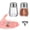 Silver, variant on 2Pcs 0.3 OZ Mini Salt and Pepper Shakers - Small Mini Salt Shaker Clear Seasoning Shakers Tiny Glass Spice Containers, Portable Small Seasonging Jars for kitchen, Picnic.