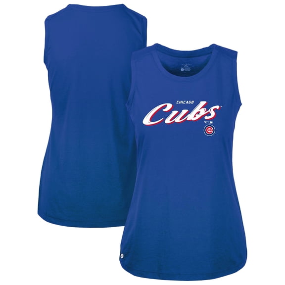Women's-Levelwear Royal Chicago Cubs Macy Tank Top