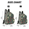 thumbnail image 2 of FORMRS Mini Backpack Purse for Women Travel Daypack Casual Shoulder Bag, Christmas Holly Leaves, 2 of 7