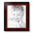 thumbnail image 2 of ArtToFrames 10x12" Matte mahogany Diploma Picture Frame, Brown Wood Poster Frame, with Regular Glass and 2 (FBPL-5108), 2 of 7