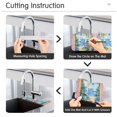 thumbnail image 5 of Yayeee Faucet Mat for Kitchen Sink 14.7" Diatomite Long Splash Guard Pad, Blue Seaside, 5 of 7