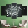 thumbnail image 5 of Motivation Wall Art, Frendship Printed Canvas, Inspirational Printed, Positivity, Posite Quotes Art Canvas, Success Wall Decor, Canvas Wall Decor - 3P-Black Framed, 5 of 9