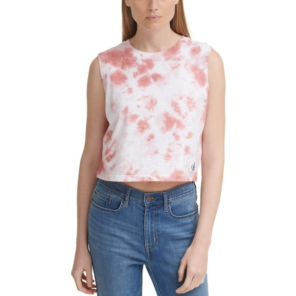 Calvin Klein Jeans Galaxy Tie-Dyed Tank Top, Mojave, Medium