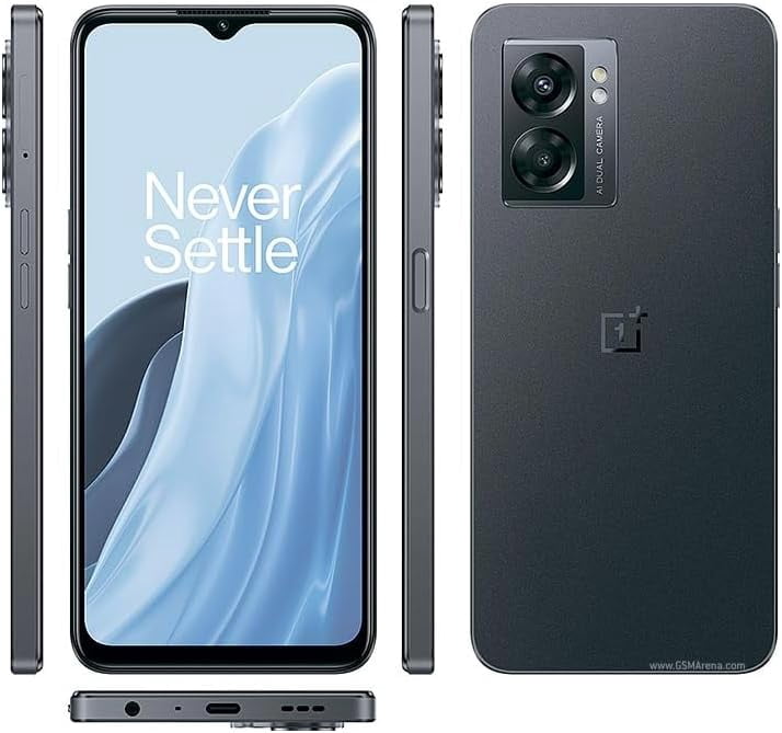 Unlocked OnePlus Nord N300 Cell Phone 64GB 4GB RAM 5000 mAh, Voice-Activated, Midnight Jade
