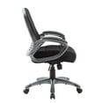thumbnail image 4 of Boss Office Ribbed High Back Mesh Chair in Black, 4 of 6
