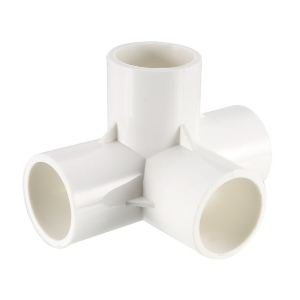 4 Way Elbow PVC Pipe Fitting,Furniture Grade,3/4inch Size Tee Corner