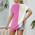 thumbnail image 4 of Birdeem Blouse d'Été Ample à Manches Courtes Col en V Grande Taille, 4 of 5