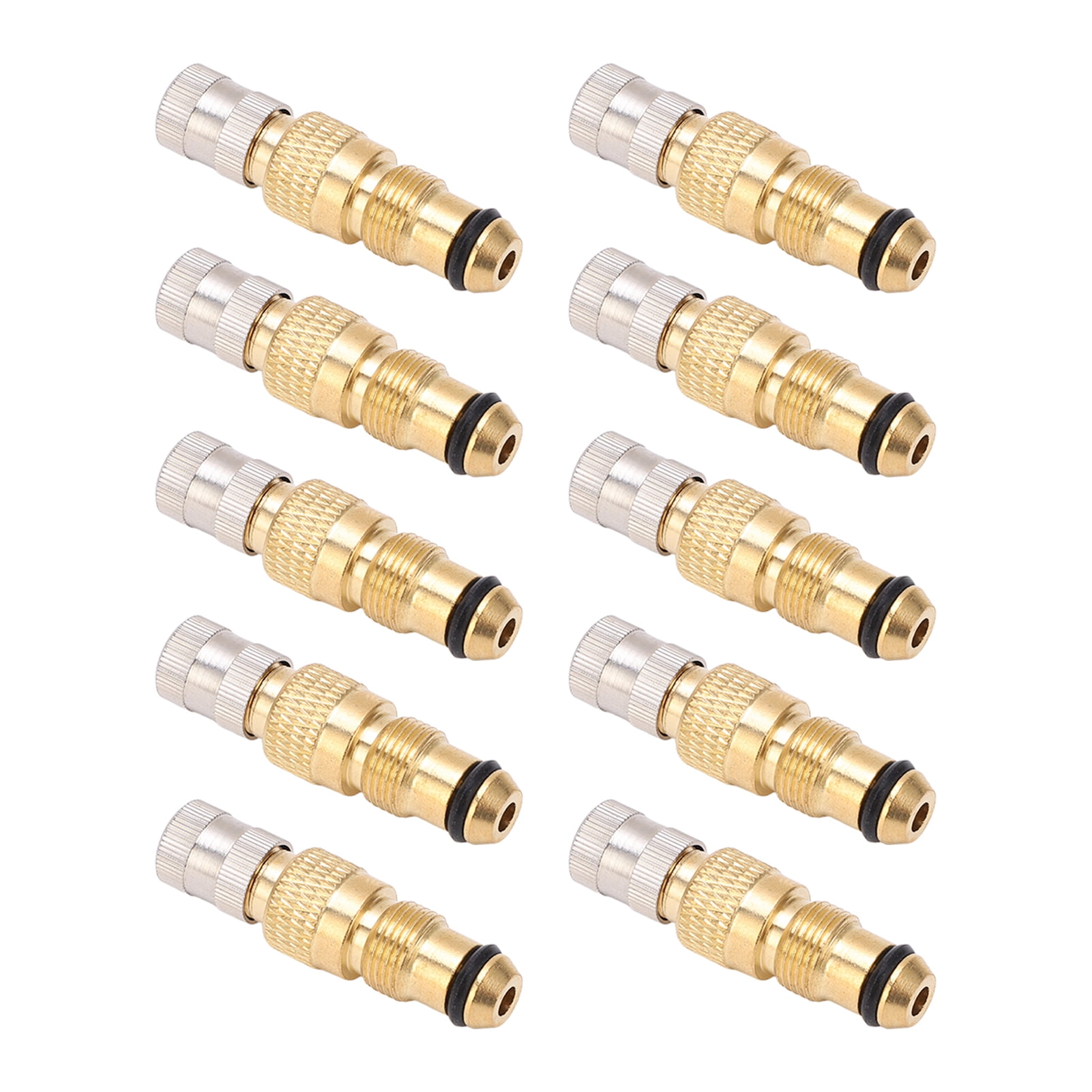 Ymiko Tractor Liquid Valve,10PCS Tractor Air Liquid Valves Tire Brass