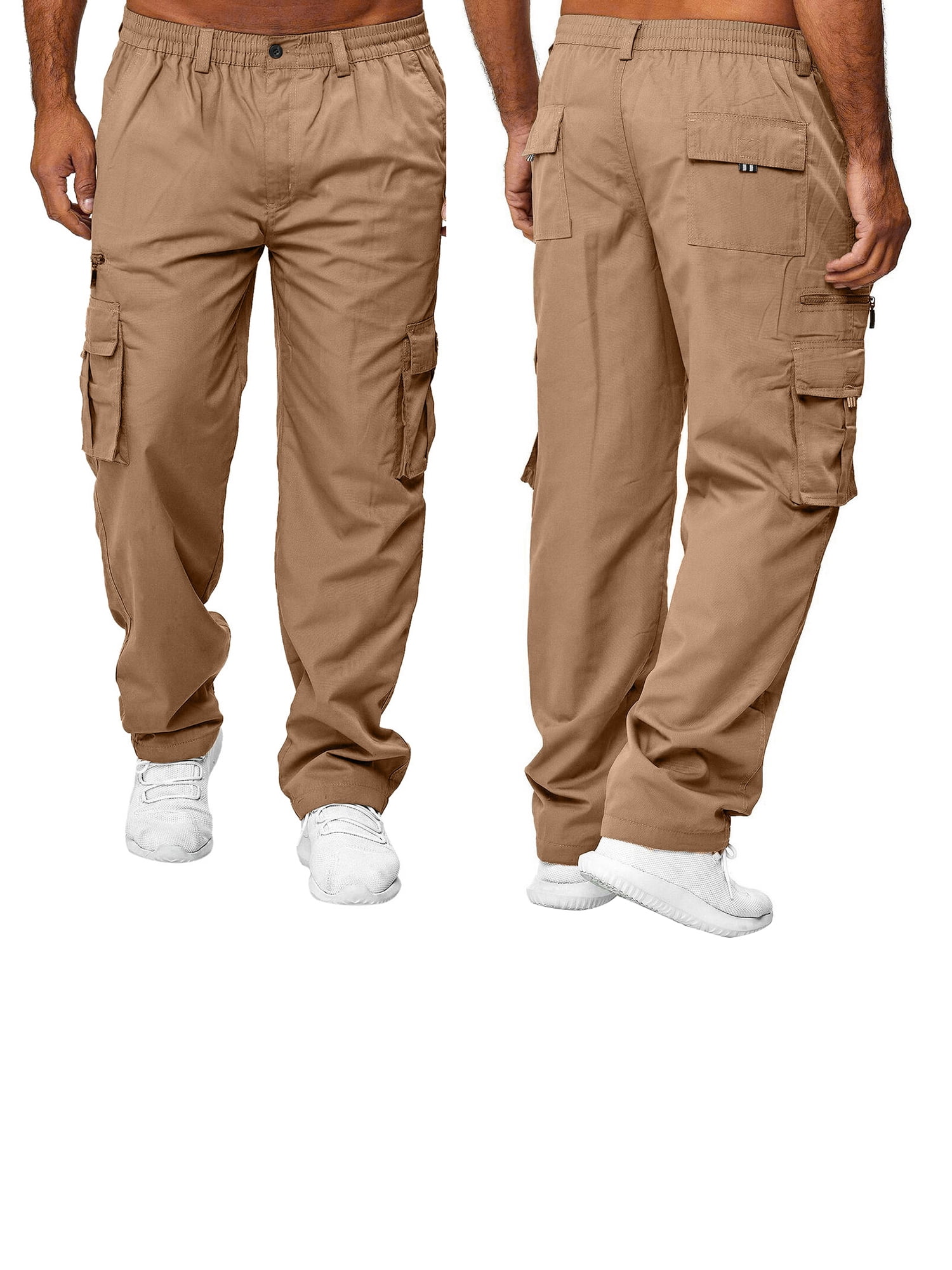 Faithtur Men Straight Pants Middle 