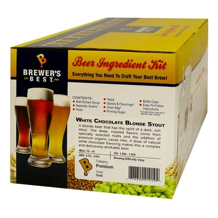 Brewer's Best White Chocolate Blonde Stout 5 Gallon Beer Ingredient (Best Kit Homes Usa)