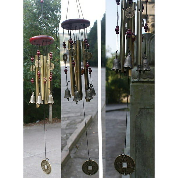 D'extérieur Suspendu Chanceux Chinois 11 Cloche de Métal Carillons éoliens  Suspendre Ornement Décoration pour Maison