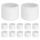 thumbnail image 1 of Uxcell 12PCS Bandas de sudor deportivas, muñequeras de algodón absorbentes de sudor para entrenamiento/baloncesto/correr [Blanco, 5cm de ancho], 1 of 7