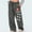 Dark Gray, variant on Aueoeo Women's Jogger Pants Cute Claws Printing Wide Leg Pants High-Waisted Drawstring Casual Sweatpants With Pockets Gray S