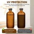 thumbnail image 6 of Tarvako 2 Pack Glass Spray Bottle with Silicone Sleeve Protection, 16 oz Refillable Containers with Adjustable Spray Nozzles, Reusable Mist Spray Bottle for Hair, Cleaning Solutions, Plants, Pets, 6 of 7
