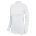 thumbnail image 3 of MixMatchy Women's Mock Neck Long Sleeve Slim Fit Sweater Top, 3 of 3