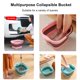thumbnail image 4 of Leemeimei Baño de pies 15L (4 GL) Bañera plegable para pies con asa, masajeador de baño de spa para pies remojo de pies secos y agrietados, cubo de plástico para pies, 4 of 5