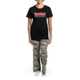thumbnail image 4 of CafePress - I'M Retired Go Around Me Pajamas - Women's Short Sleeve Print T-Shirt and Pants Dark Cotton Pajama Set, 4 of 7