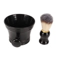 thumbnail image 1 of Brocha de afeitar para hombres, brocha de afeitar, brocha de crema de afeitar Artificial suave, brocha de afeitar, cuenco, durabilidad mejorada, 1 of 8