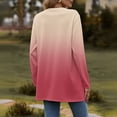 thumbnail image 4 of Delayuji Women’s Cardigan Lightweight Soft Knit Gradient Color Long Sleeve Open Front Coat Cardigan For Women Spring Outfit, 4 of 5