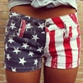thumbnail image 2 of Durtebeua High Waisted Frayed Denim Shorts For Women Denim High Waist Pockets Vintage Pants Red XL, 2 of 6