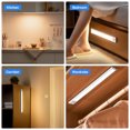 thumbnail image 5 of Bonacell Under Cabinet Lights,40 LED Rechargeable Battery Operated Motion Sensor Light Indoor, 2 Pack Magnetic Dimmable Closet Lights, Wireless Under Counter Lights for Kitchen, Stairs, 5 of 5