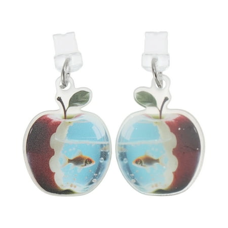 Unique Bargains 2 Pcs Dust Plug Charm for Lightning Fruit Anti Dust Plugs Red Light Blue