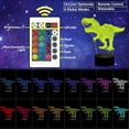 thumbnail image 2 of YSITIAN Dinosaur Gifts 3in1 Dinosaur 3D Night Light for Kids with Smart Touch & USB Cable 16 Colors Changing LED Lamp H1116-09, 2 of 7