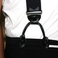 thumbnail image 4 of MELOTOUGH Supenders Botton Movable No Sew Button End Brace Clips Set of 7 (Black), 4 of 5